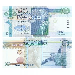 Seychelles 10 Rupees Banknote, 2013, P-42a, UNC