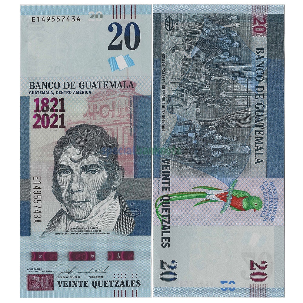thumbnail image 2 of Bolivia 2025 Commemorative 200 Years Of Independence Polymer Banknote - UNC 2 of 6