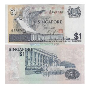 Singapore 1 Dollars Banknote, 1976, UNC