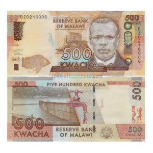Malawi 500 Kwacha Banknote, 2014-2021, UNC