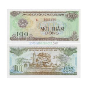 Vietnam 100 Dong Banknote, 1991, P-105b, UNC