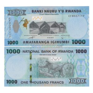 Rwanda 1000 Francs Banknote, 2019, P-39b, UNC