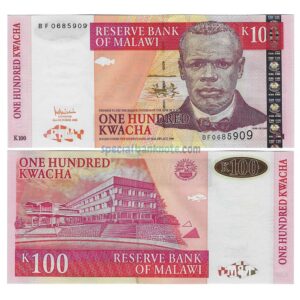Malawi K100 Kwacha Banknote, 2005, P-54, UNC