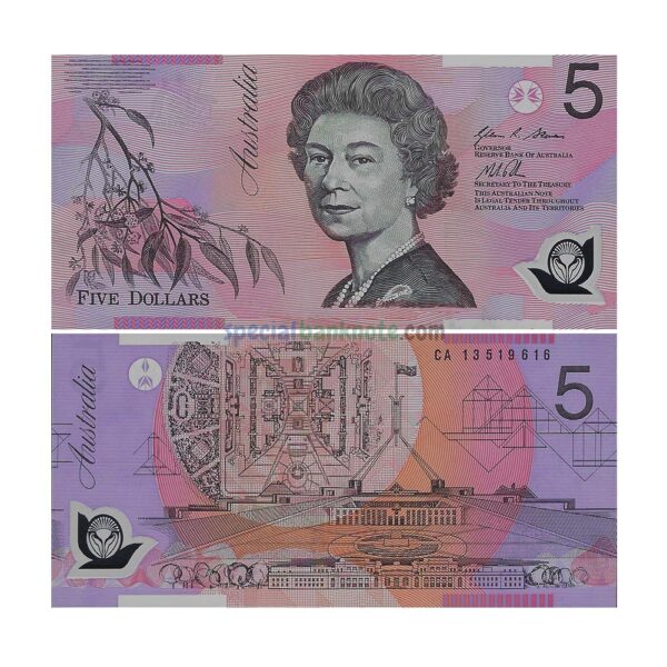 Australia 5 Dollars Polymer Banknote, 2012, P-57, UNC