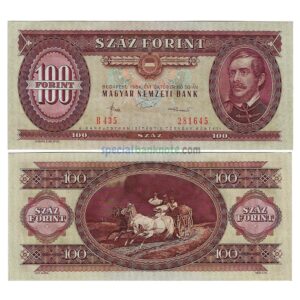 Hungary 100 Forint Banknote, 1984, P-171g, XF+