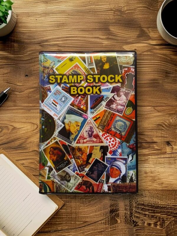 Special Minds Store® Stamp Collection Album Book 20 Pages Include 10 Sheet cover 500 to 700 Stamp Capacity Book for Collectors