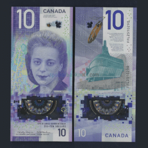 Canada 10 Dollars Polymer Banknote, P-113c, 2018, UNC