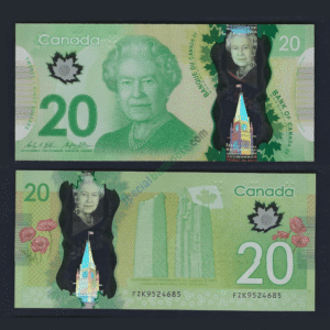 Canada 20 Dollars Polymer Banknote, P-108b, 2014, UNC