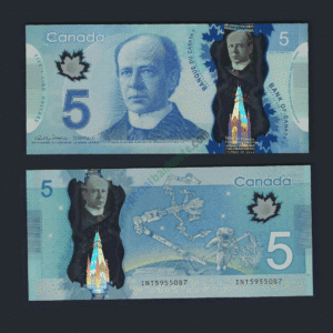 Canada 5 Dollars Polymer Banknote, P-106f, 2013, UNC