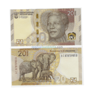 South Africa 20 Rand Modified Animal Designs Issue Banknote, 2023, P-149a, UNC