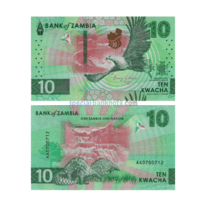 Zambia 10 Kwacha Banknote, 2024, P-62a, UNC